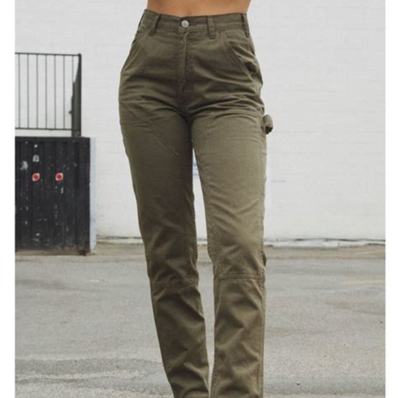 Brandy Melville Pants & Jumpsuits Brandy Melville Jane Army Green